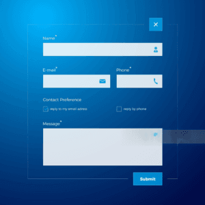 Création de sites web avec intégration d'un formulaire de contact